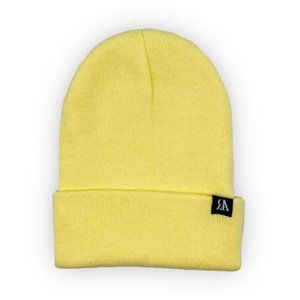 Light Butter Yellow Simple Beanie / Tuque